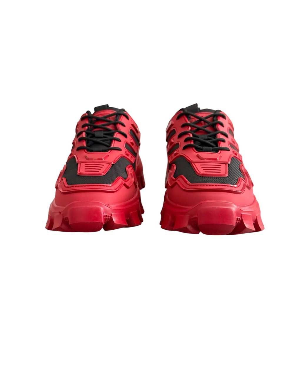 Steve Madden Men Ponce Red Black Chunky Sole Sneaker 10.5 NIB - Picture 5 of 12